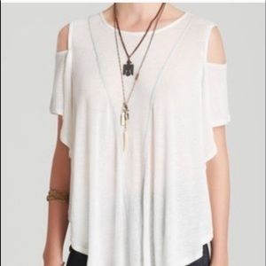 Free People Cold Shoulder Tee